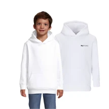 Sweat à capuche SOL's | Coton 280 g/m² et polyester recyclé | Pour enfants | Poche kangourou