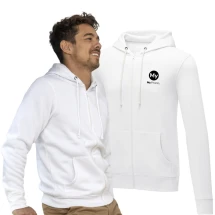 Sweat à capuche zippé pour homme | Coton & polyester | Taille unique | Avec poches kangourou