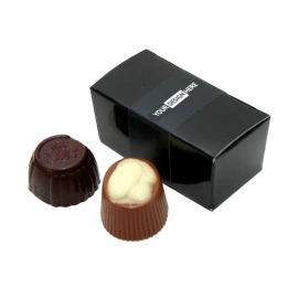 Caja de chocolates | Cartón | 2 chocolates