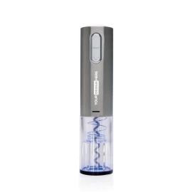 Ouvre-bouteille électrique | Acier inoxydable | USB rechargeable | Lumière bleue intégrée | En 8 secondes
