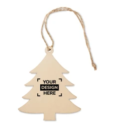 Colgador de decoración | MDF y yute | En forma de árbol