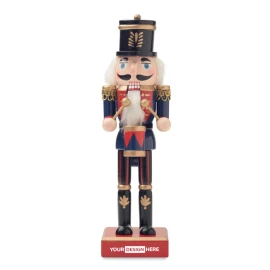 Nussknacker Weihnachtsdekoration | Holz | 25,5 cm | Fröhlich