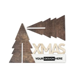 Christmas decoration | Wood | Tree design | Made in Europe