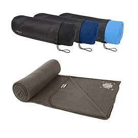 Blanket | Fleece and 100% rPET | Storage bag | Eco-friendly