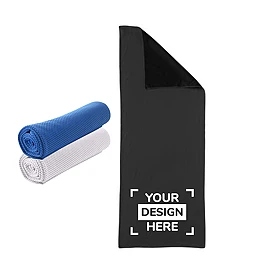 Cooling towel | Polyester | 30x80cm | Features a mesh structure | Smooth back side
