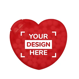 Dispenser heart | Plastic | 8 gr | Sugar free