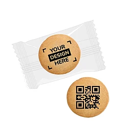 Custom biscuit | 3.8x3.8cm | 1 piece per bag | Printing on the biscuit