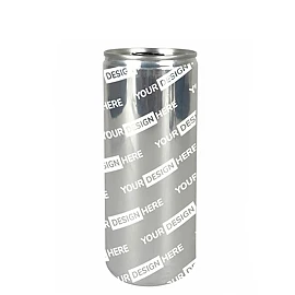 Energy drink can | Aluminium | 250ml | Self-adhesive label | Only sold per 24 pcs