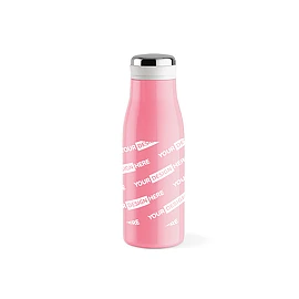 Bouteille thermos | Acier inoxydable recyclé | 400 ml | Poignée de transport | 14 h chaud & 48 h froid