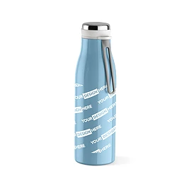 Bouteille thermos | Acier inoxydable recyclé | 495 ml | Poignée de transport