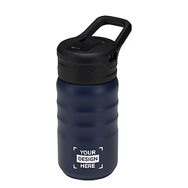 Bouteille isotherme | Acier inoxydable recyclé RCS | 350 ml | Paille rabattable