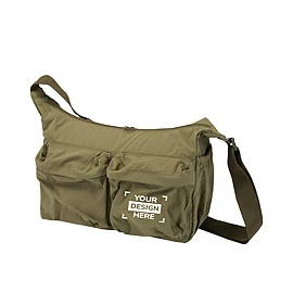 Laptop schoudertas | GRS gerecycled nylon | 13" laptopvak | Verstelbare schouderband