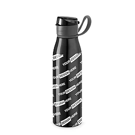 Gourde de sport | Aluminium | 650 ml | Bouchon avec poignée