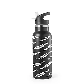 Bouteille thermos | Acier inoxydable | 570 ml | Bec avec paille