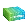 Boîte cadeau à couvercle rabattable | Carton 350 g/m² | 12 x 12 x 6 cm | Fermeture à œillet