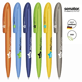 Bolígrafo Senator Skeye Bio | PLA de origen biológico 13,1 g | Tinta azul o negra | Mecanismo giratorio | Hasta 5.000 m de escritura | Fabricado en Alemania