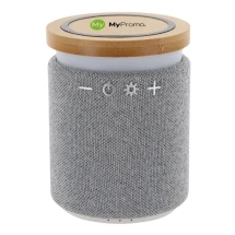 Wireless speaker & charger | ABS, PP & bamboo & fabric | With giftbox