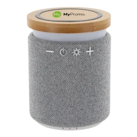 Enceinte sans fil et chargeur | ABS, PP et bambou et tissu | Avec boîte cadeau