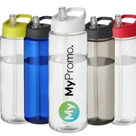 Spout lid sport bottle | PET Plastic | 850ml | Made in the UK