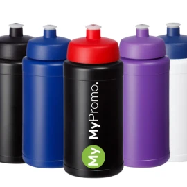 Botella con tapa deportiva | Plástico | 500ml | Hecho en el Reino Unido