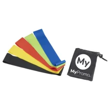 Elastische fitnessbandjes | Nylon | Set van 5