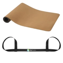 Yogamat | Kurk | 183x60x0,3 cm | Duurzaam