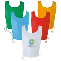 Adult sports bib | Non-woven 60 g/m² | 36 x 64 cm | 4 ties, each 45 cm long