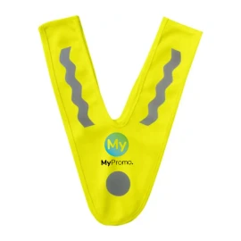 Neon-Sicherheitsweste in V-Form | 100% Polyester | Für Kinder | Vollfarbiger Druck
