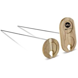 Set da giardino | Legno di acacia | Spine lunghe da conficcare nel terreno
