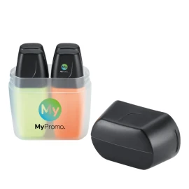 Stabilo Boss Mini Box for 4 | Plastic | Neon colours | Anti-dry-out
