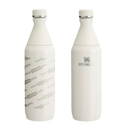 Gourde Stanley All Day Slim | Acier inoxydable recyclé | 600ml | Ouverture en deux parties | Haute qualité