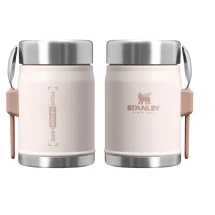 Bocal alimentaire isotherme Stanley Legendary | Acier inoxydable recyclé | Avec fourchette-cuillère | 400ml | Haute qualité