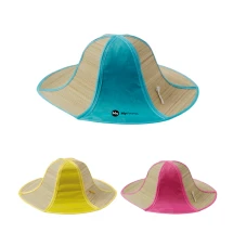 Strohoed | Stro en polyester | Eén maat | Opvouwbaar | Goedkoop