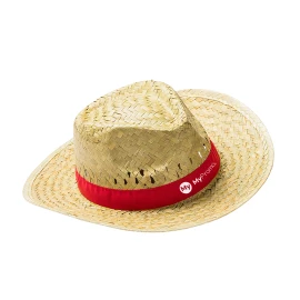 Sombrero de paja | Paja | Ø59 cm | Con cinta | Barato
