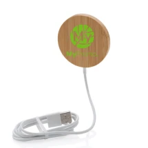 Draadloze oplader | Bamboe | Magnetisch | 10W