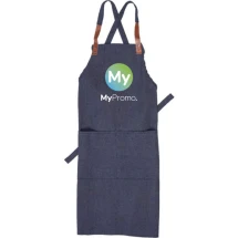 Schort | Denim 280g/m² | Schouderbanden | 2 voorvakken