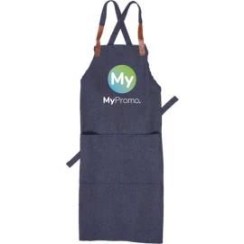Apron | Denim 280g/m² | Shoulder straps | 2 front pockets