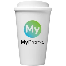 Tasse isolée à double paroi | Plastique PP | 350ml | Technologie antimicrobienne