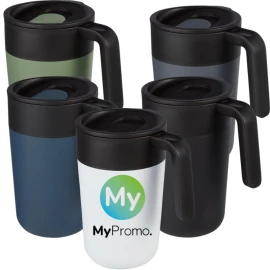Taza de doble pared | Acero inoxidable | 400ml | Reciclada