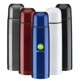 Thermos bottle | Recycled stainless steel | 500ml | Press stud | Sustainable
