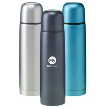 Thermos bottle | Recycled stainless steel | 500ml | Frosted finish | Sustainable