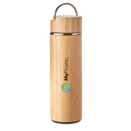 Thermo bottle | Bamboo | 400 ml | Easy cary
