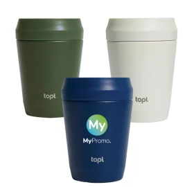 Gobelet isotherme Topl | Acier inoxydable | 236 ml | Couvercle 360° | Maintien du chaud pendant 5 heures