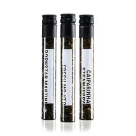 Fresh tea tasting with cocktail flavors | rPET | 100 ml | with 3 tubes