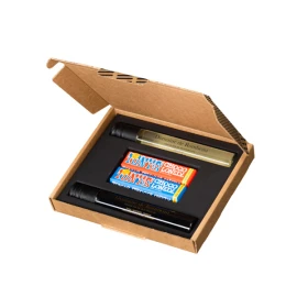 Wine tasting with Tony's Chocolonely | rPET | 100 ml | with 2 tubes & 2 mini bars