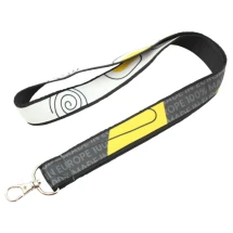 Tour de cou double couche | Polyester | Avec crochet métallique | Quadrichromie