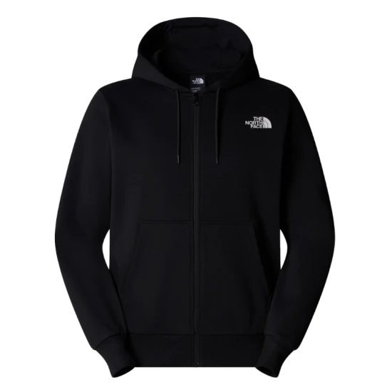 The North Face dome full zip hoody | katoen | heren pasvorm | Zwart
