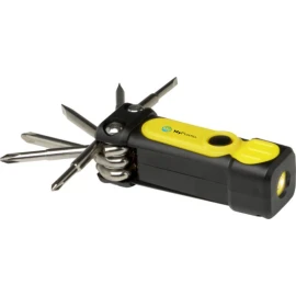 8-in-1 screwdriver set | Recycled ABS | With torch
