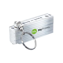 Mini-Faltlineal | ABS | 1,3 x 2,4 x 6,6 cm | Länge 50 cm