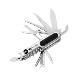 Pocket knife | Rubber & Stainless steel | 11 functions